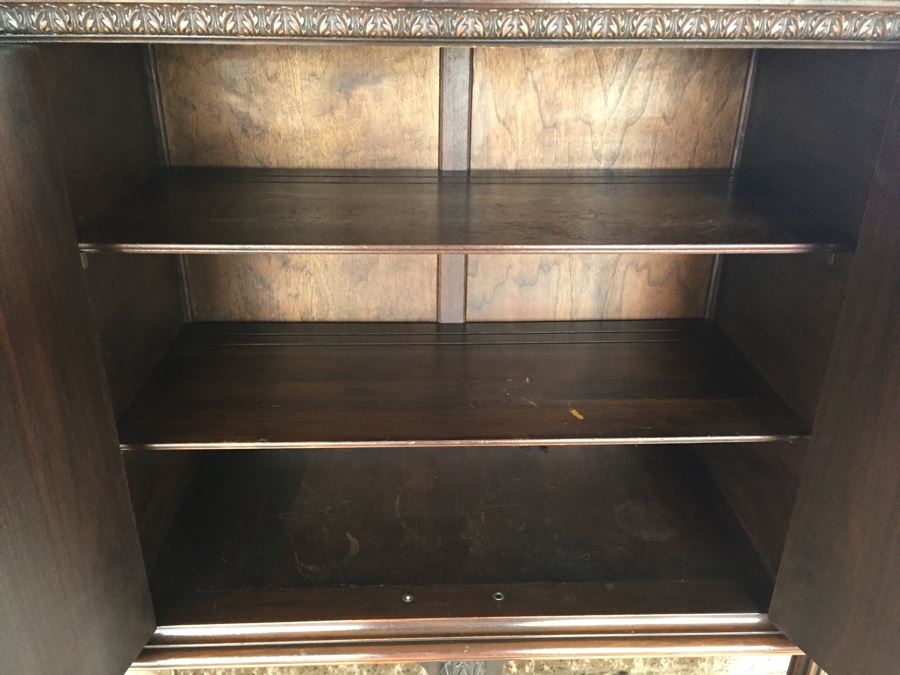 Stunning Antique Cabinet With Detailed Wood Carvings [Photo 20]