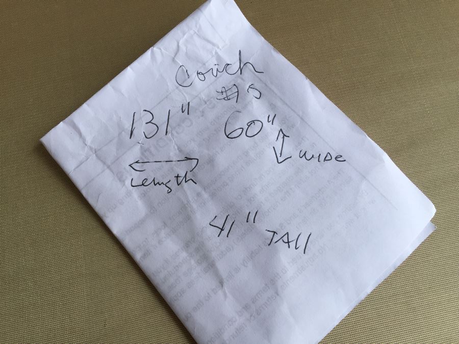 Elegant Thomasville Curved Back Silk Sofa [Photo 14]