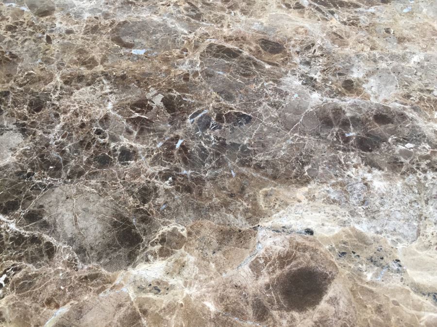 Round Marble Top Coffee Table With Wooden Base [Photo 5]