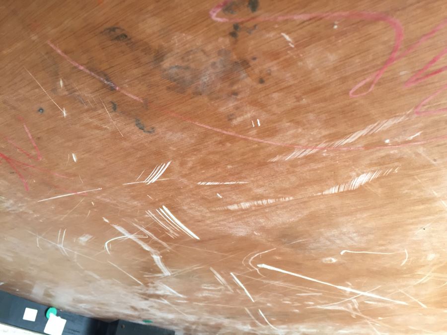 Round Marble Top Coffee Table With Wooden Base [Photo 12]