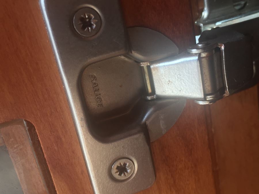 Nice Wooden Credenza With Storage And Hutch [Photo 5]