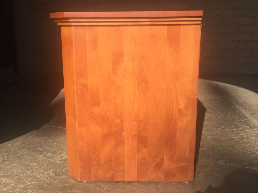 Nice Wooden Credenza With Storage And Hutch [Photo 6]