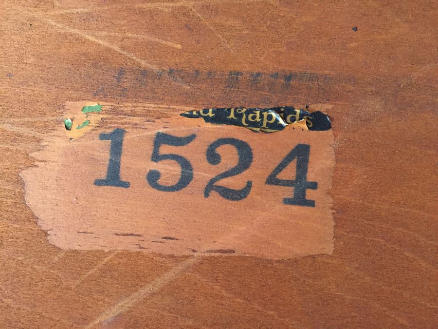 Elegant Demilune Painted Faux Inlay Console Table [Photo 12]