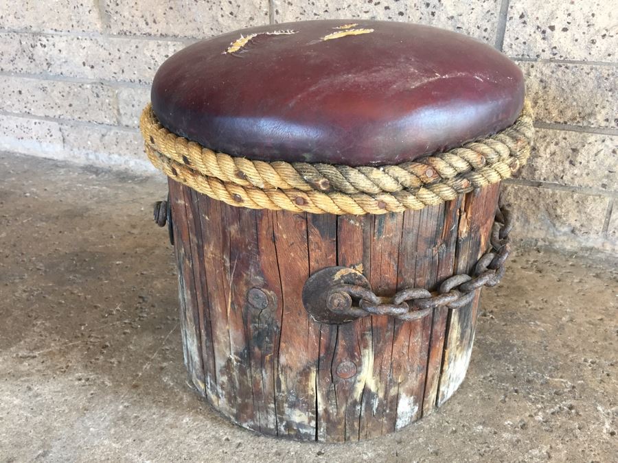 Nautical Stump Stool [Photo 8]