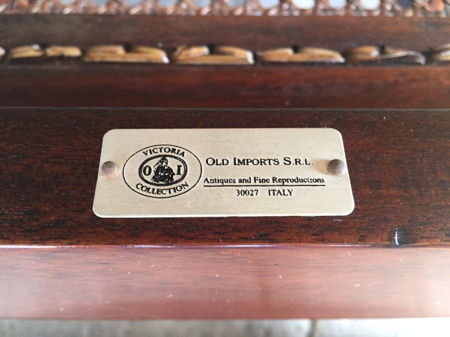 Solid Cane Seat Chair That Transforms Into A Library Ladder Made In Italy [Photo 3]