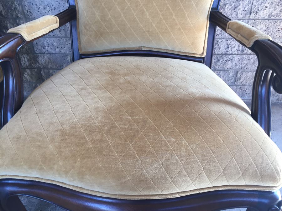Pair Of Thomasville Oversized Upholstered Armchairs [Photo 10]