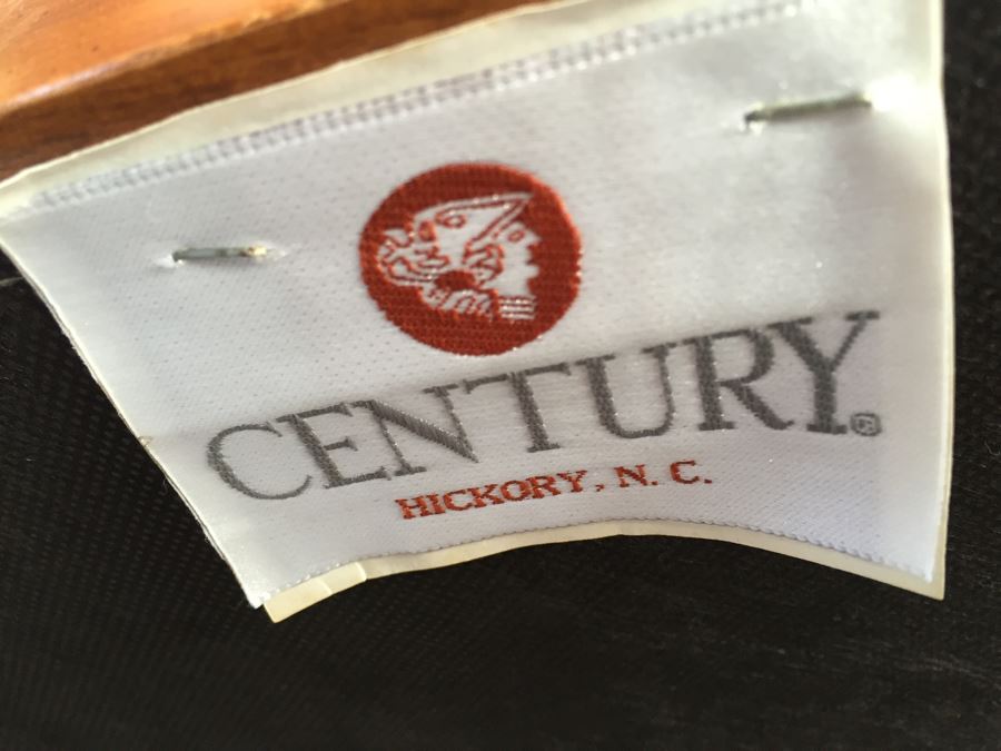 Very Nice Wingback Tufted Leather CENTURY Office Chair With Casters Hickory, N.C. [Photo 17]