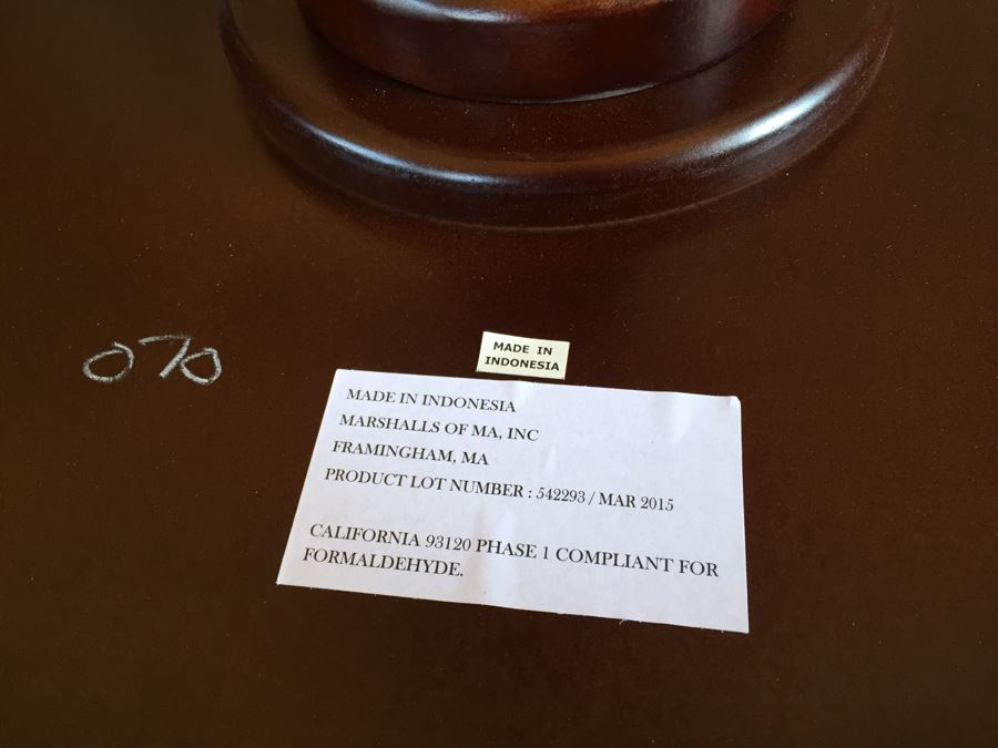 Round Pedestal Table [Photo 8]