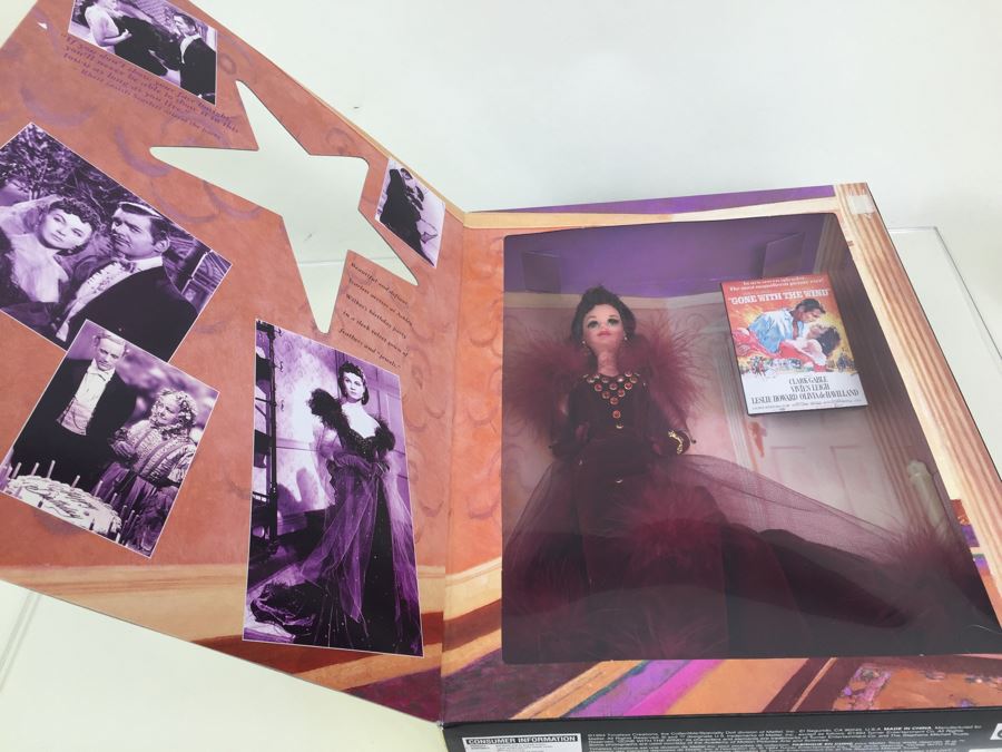 Barbie Hollywood Legends Collection Barbie As Scarlett O'Hara Mattel Vintage 1994 [Photo 11]