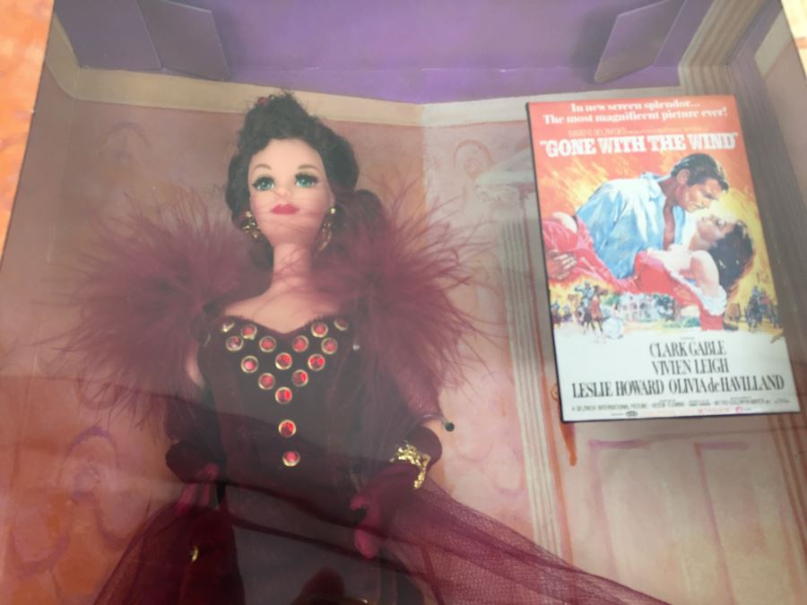 Barbie Hollywood Legends Collection Barbie As Scarlett O'Hara Mattel Vintage 1994 [Photo 10]