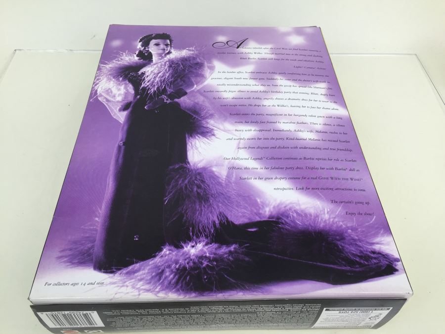 Barbie Hollywood Legends Collection Barbie As Scarlett O'Hara Mattel Vintage 1994 [Photo 3]