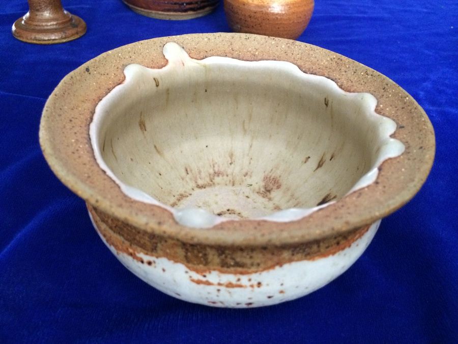 Large Brown & White Pottery Lot [Photo 24]