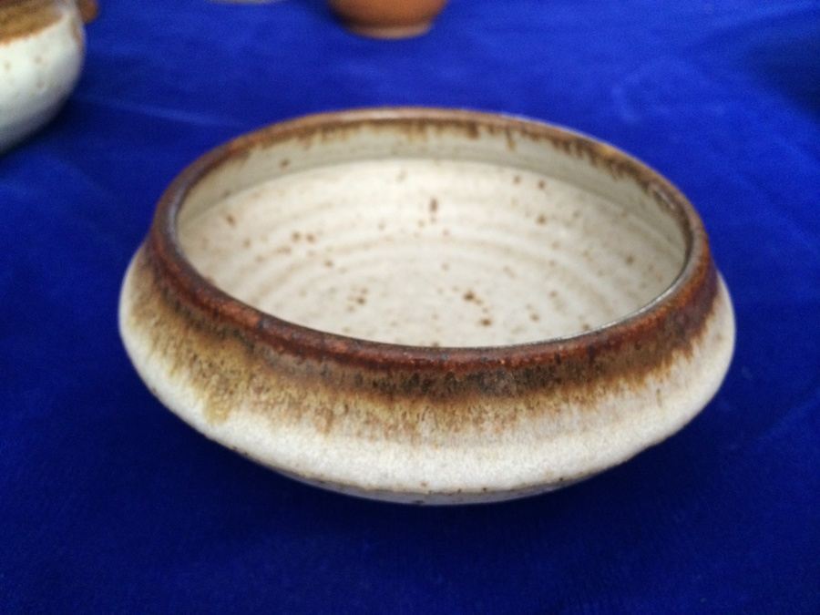 Large Brown & White Pottery Lot [Photo 13]
