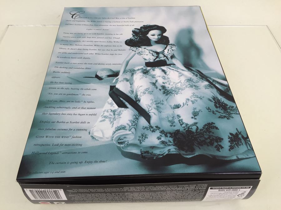 Barbie Hollywood Legends Collection Barbie As Scarlett O'Hara Mattel Vintage 1994 [Photo 3]