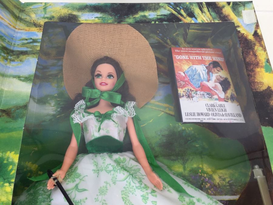 Barbie Hollywood Legends Collection Barbie As Scarlett O'Hara Mattel Vintage 1994 [Photo 9]