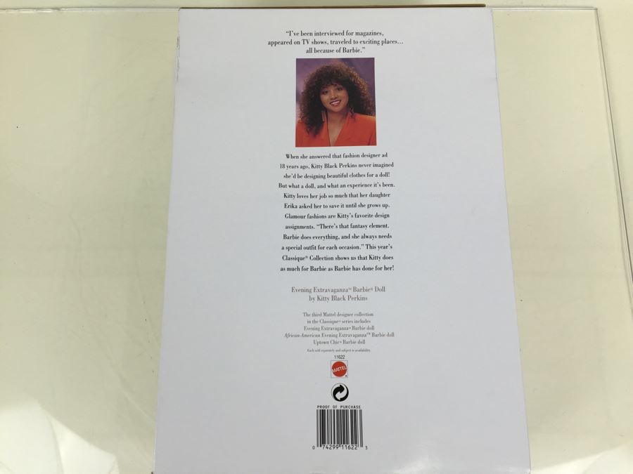 Barbie Classique Collection Evening Extravaganza Barbie By Kitty Black Perkins Mattel 11622 New In Box Vintage 1993 [Photo 3]