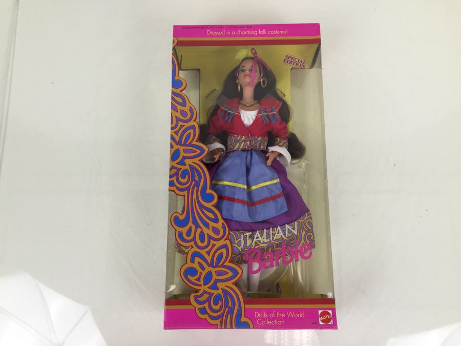 mattel dolls of the world italian barbie