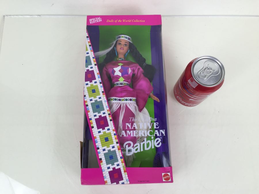 Special Edition Third Edition Native American Barbie Dolls Of The World Collection Mattel New In Box 12699 Vintage 1994 [Photo 1]