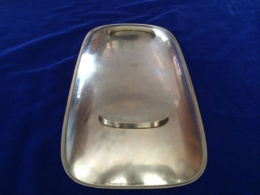 GABIS Stainless Sweden Plate with Wooden Handled Sterling Silver Spoon [Photo 4]