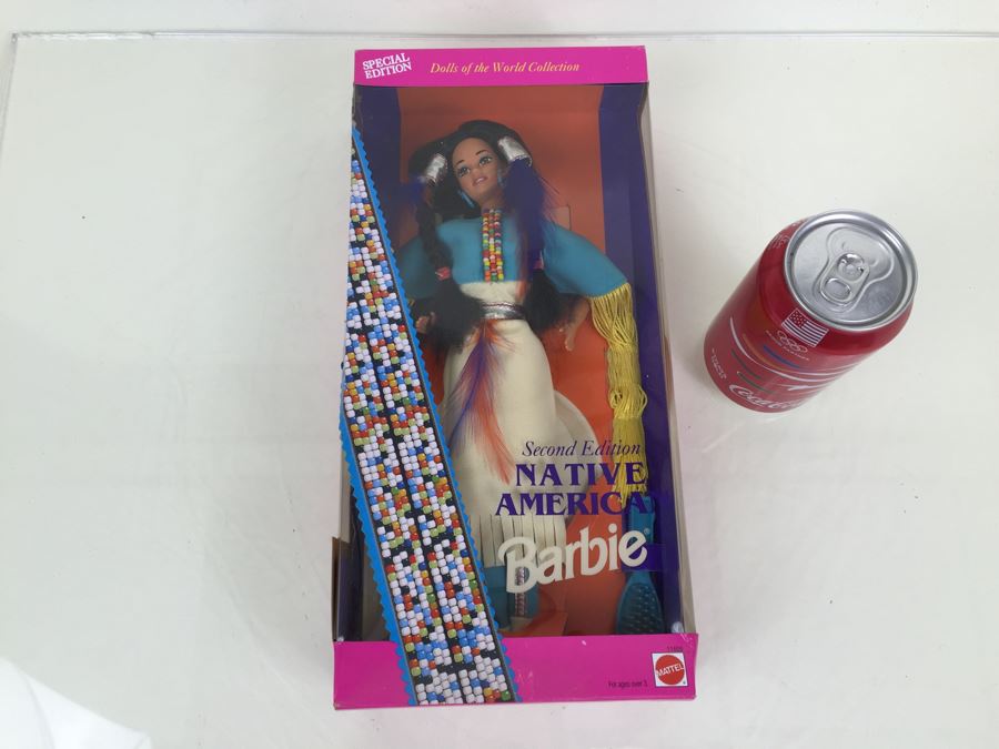 Special Edition Second Edition Native American Barbie Dolls Of The World Collection Mattel New In Box 11609 Vintage 1993 [Photo 1]
