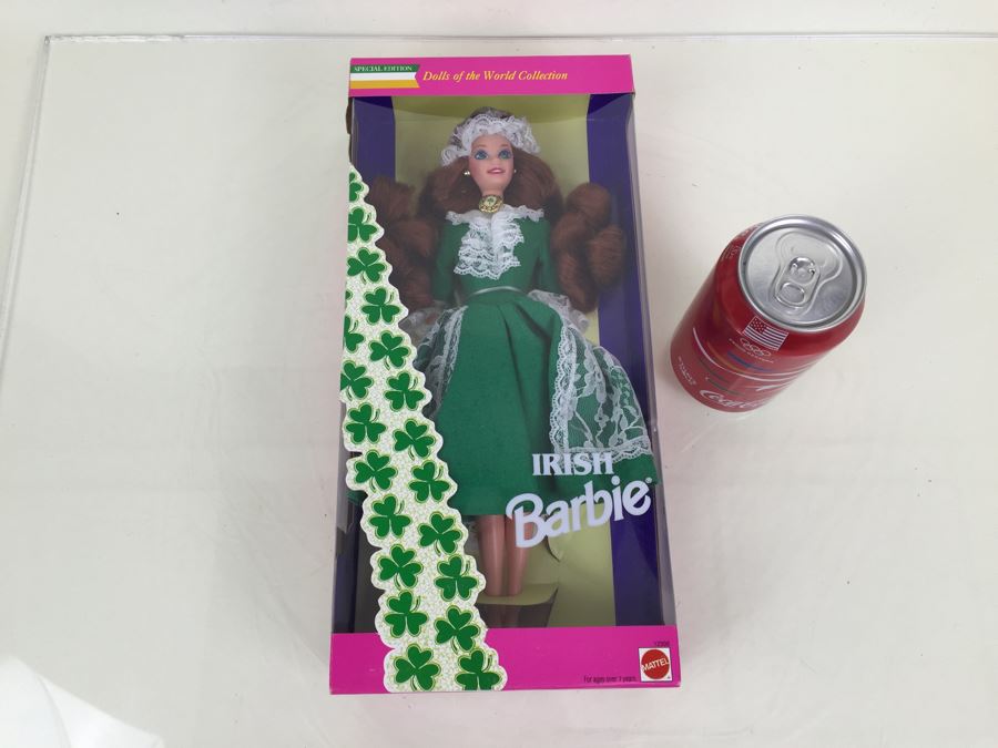 Special Edition Irish Barbie Dolls Of The World Collection Mattel New In Box 12998 Vintage 1994 [Photo 1]