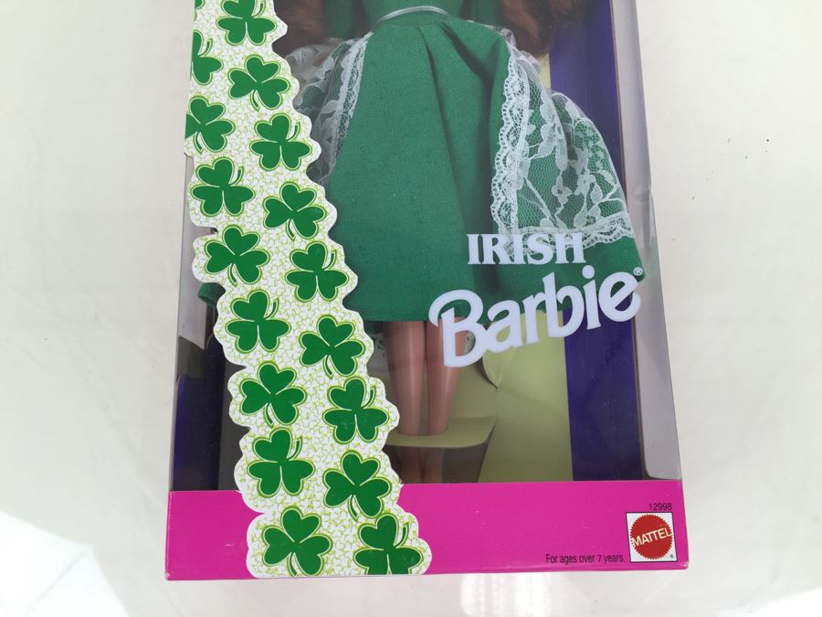 Special Edition Irish Barbie Dolls Of The World Collection Mattel New In Box 12998 Vintage 1994 [Photo 5]