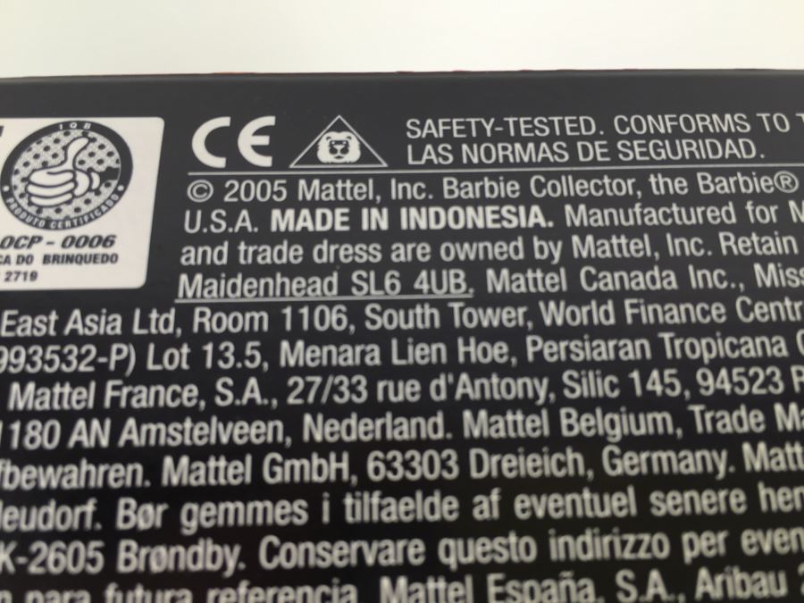 Barbie Collector Pink Label Princess Of Holland Barbie Dolls Of The World Collection Mattel New In Box Vintage 2005 [Photo 9]