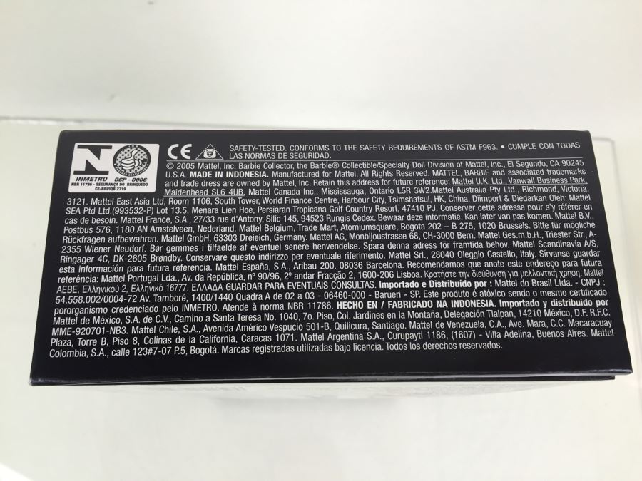Barbie Collector Pink Label Princess Of Holland Barbie Dolls Of The World Collection Mattel New In Box Vintage 2005 [Photo 8]