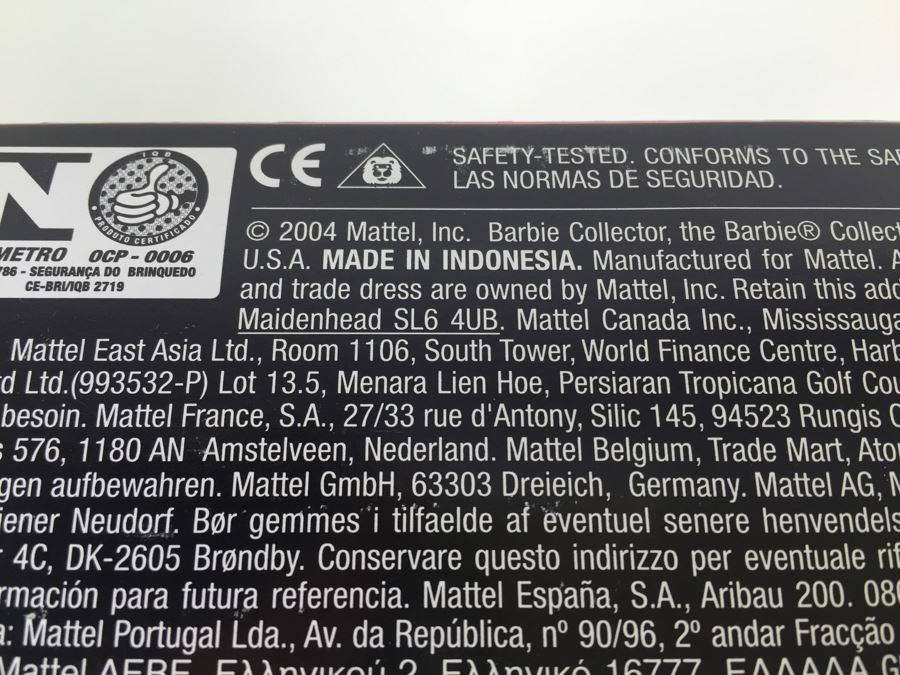 Barbie Collector Pink Label Princess Of Imperial Russia Barbie Dolls Of The World Collection Mattel New In Box Vintage 2004 [Photo 9]