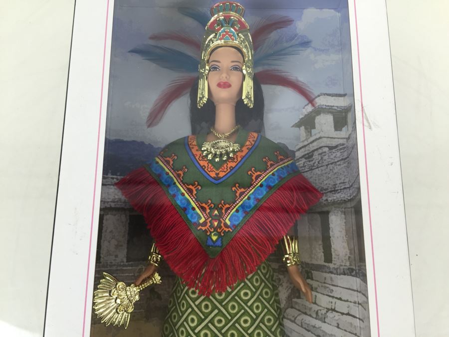 Barbie Collector Pink Label Princess Of Ancient Mexico Barbie Dolls Of The World Collection Mattel New In Box Vintage 2005 [Photo 5]