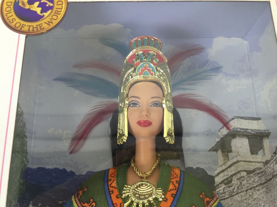 Barbie Collector Pink Label Princess Of Ancient Mexico Barbie Dolls Of The World Collection Mattel New In Box Vintage 2005 [Photo 4]