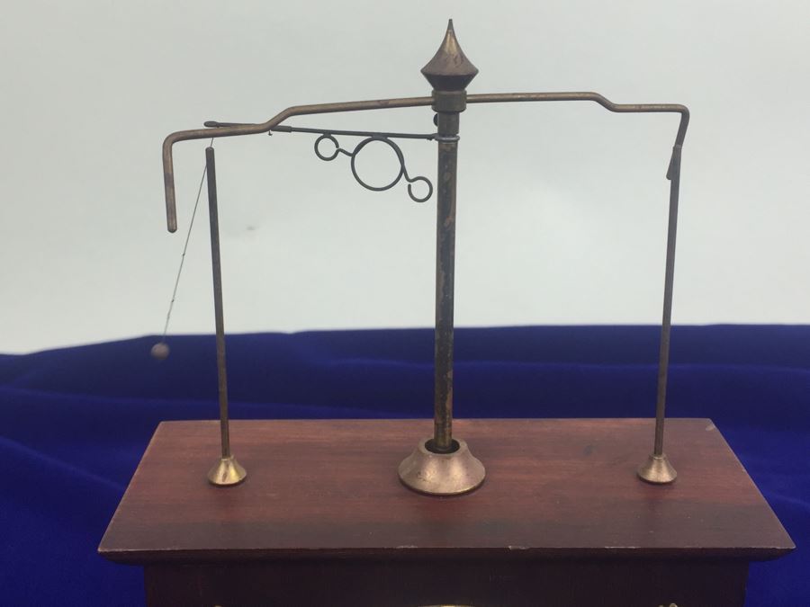 Jerome And Co. Swinging Ball Clock West Germany WORKING [Photo 7]