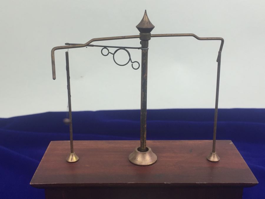 Jerome And Co. Swinging Ball Clock West Germany WORKING [Photo 6]