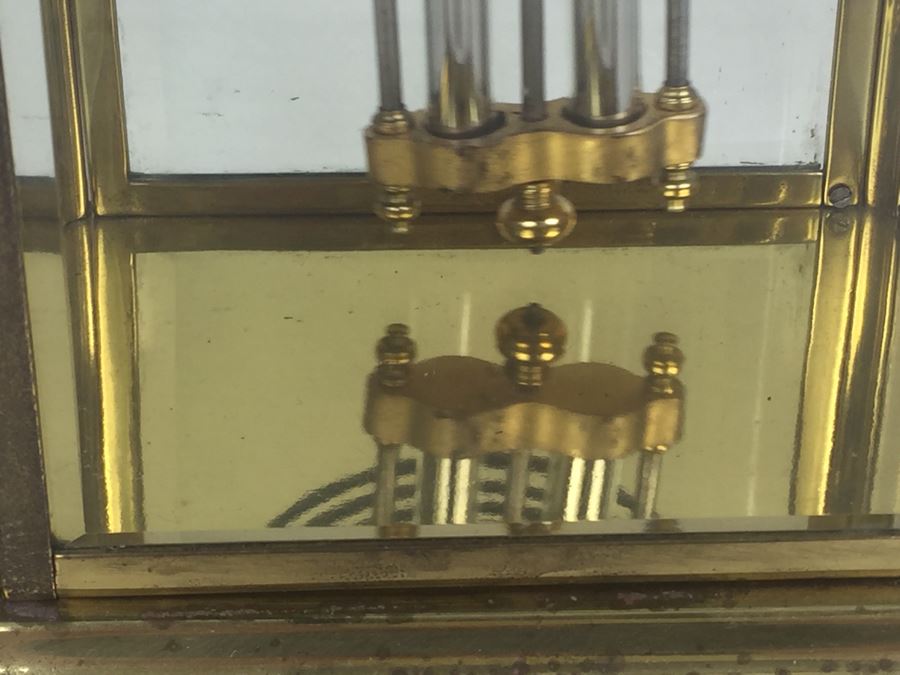 Antique New Haven Crystal Regulator Clock #436 On Dial - Open Escapement New Haven, CT Excellent Condition With Key [Photo 12]