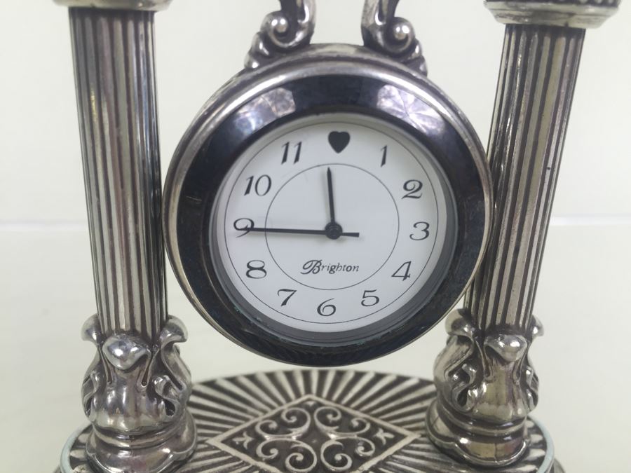 Brighton Hanging Clock With Stand [Photo 3]