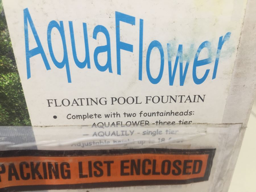 Aqua Flower Floating Pool Fountain New In Box [Photo 2]