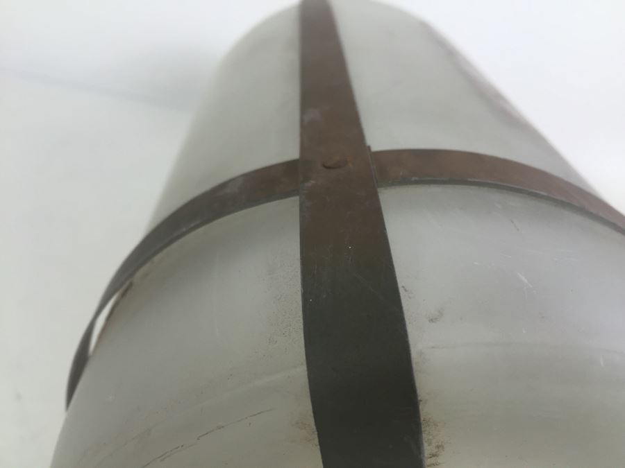 Vintage Shur-Spray Glass Fire Extinguisher For Fire The Chemical Sprinkler With Metal Mounting  [Photo 11]