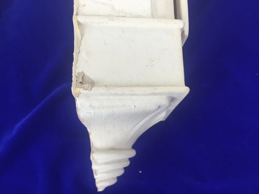 Vintage Cast Iron Metal Mailbox Letter Box Painted White [Photo 15]