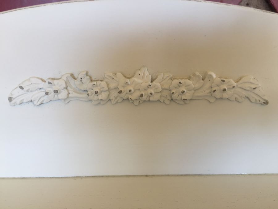 Pottery Barn White Bookcase With Drawer On Bottom [Photo 5]