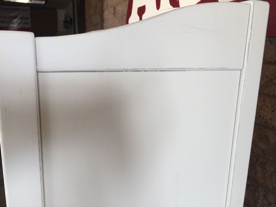Pottery Barn White Bookcase With Drawer On Bottom [Photo 7]