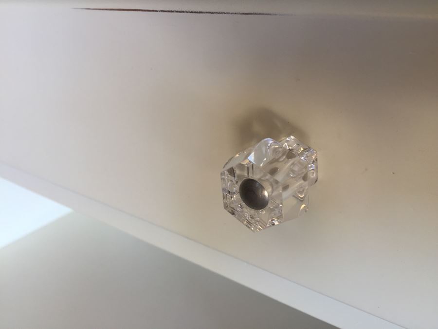 Pottery Barn White Cabinet With Top Drawer [Photo 6]