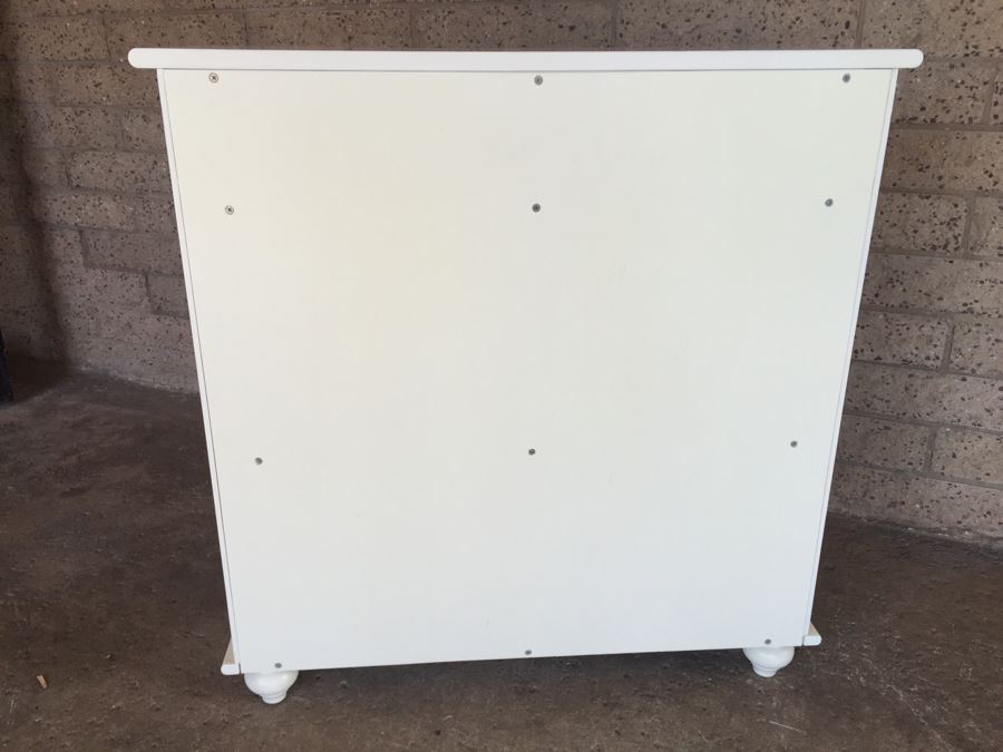 Pottery Barn White Cabinet With Top Drawer [Photo 7]