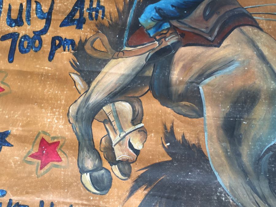 Lone Star Rodeo Reproduction Canvas Painting Poster [Photo 7]