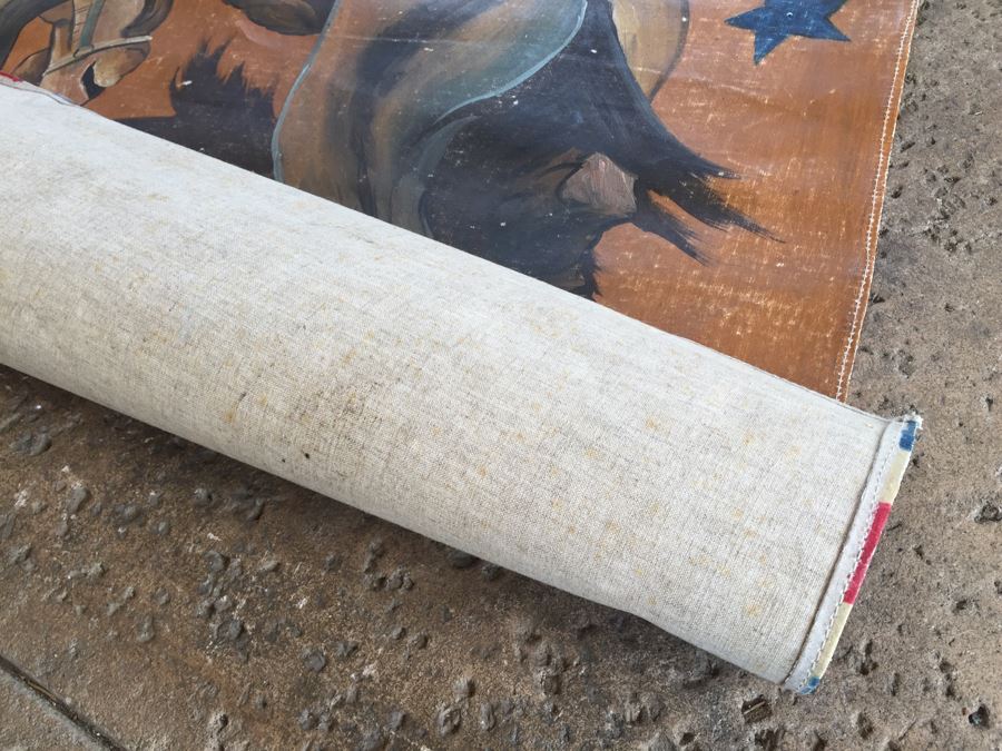 Lone Star Rodeo Reproduction Canvas Painting Poster [Photo 14]