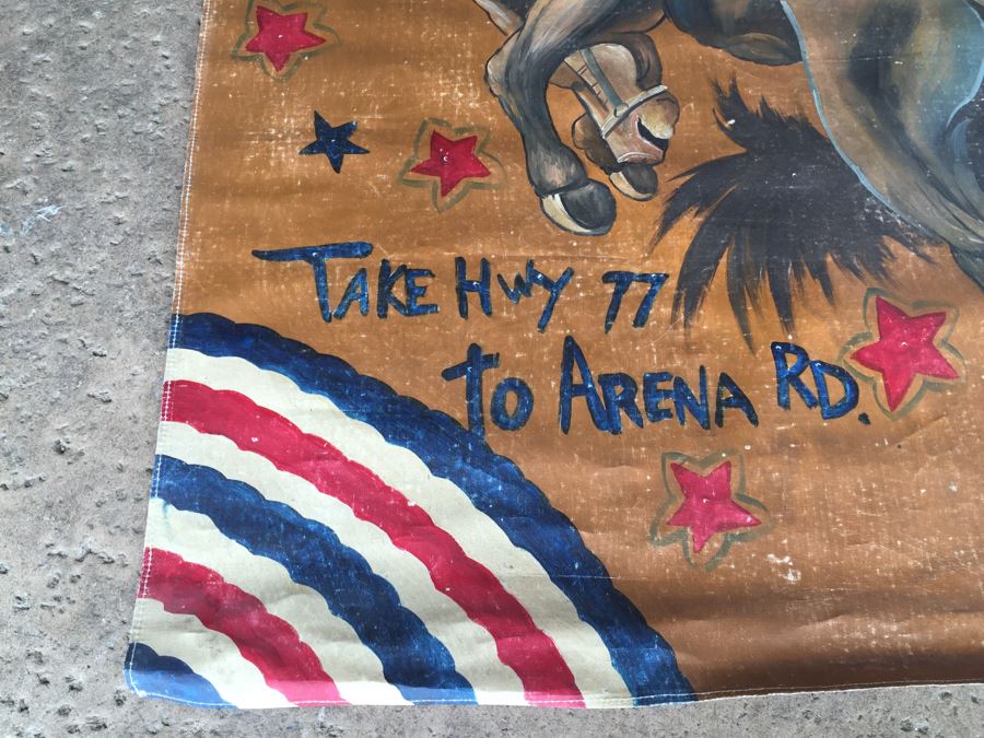 Lone Star Rodeo Reproduction Canvas Painting Poster [Photo 10]