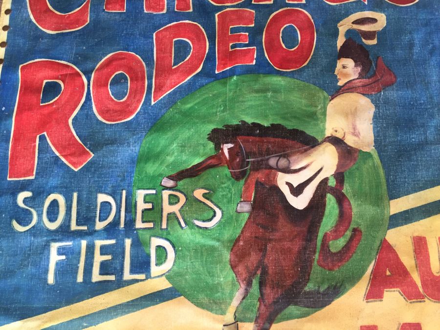 Chicago Rodeo Reproduction Canvas Painting Poster [Photo 4]