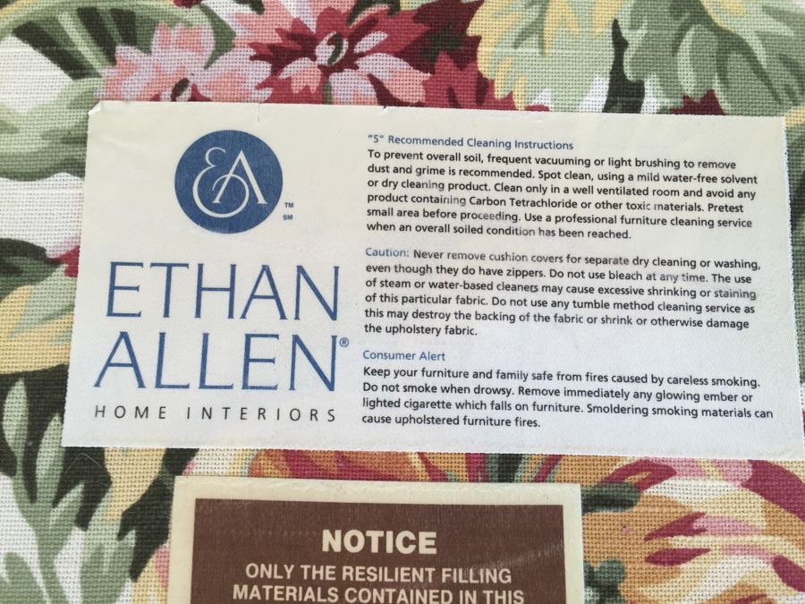 Large Ethan Allen Oversized Upholstered Armchair [Photo 3]