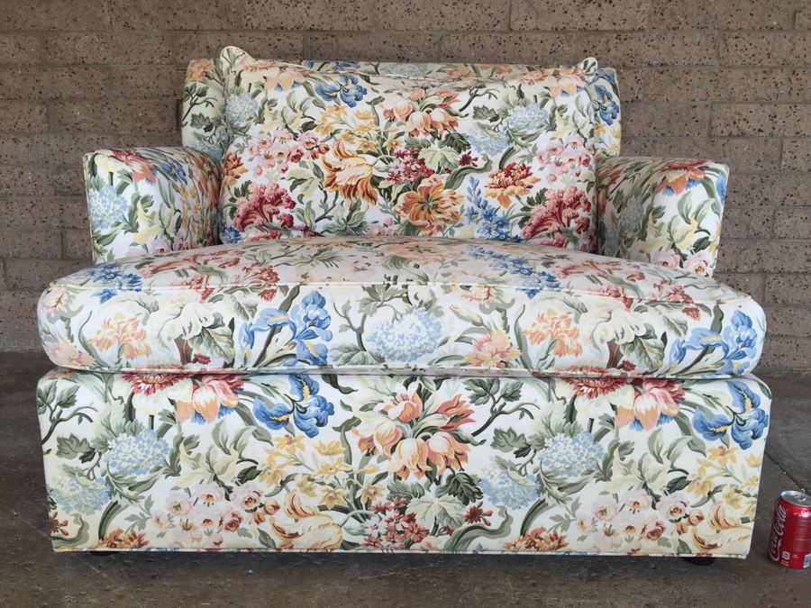 Large Ethan Allen Oversized Upholstered Armchair [Photo 8]