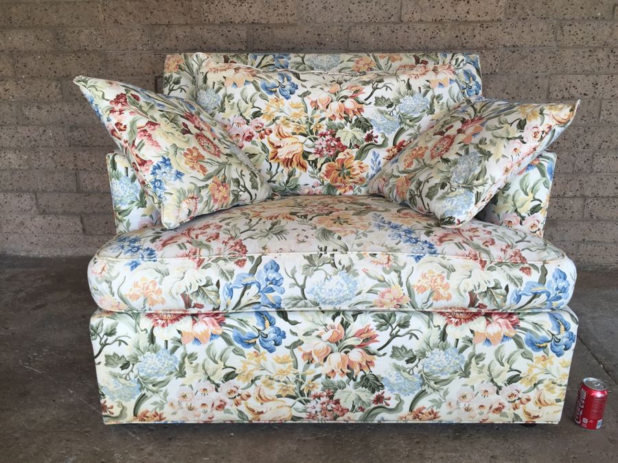 Large Ethan Allen Oversized Upholstered Armchair [Photo 4]