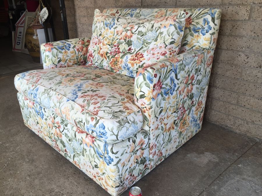 Large Ethan Allen Oversized Upholstered Armchair [Photo 10]